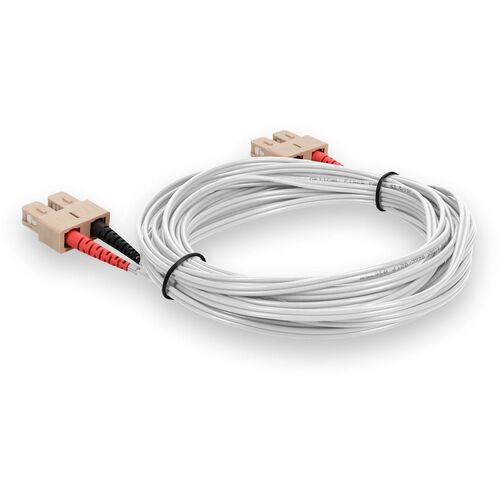 Câble fibre optique duplex OM1 gris OFNR (riser) 2 m SC (mâle) vers SC (mâle)