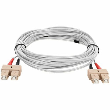 Câble fibre optique duplex OM1 gris OFNR (riser) 2 m SC (mâle) vers SC (mâle)