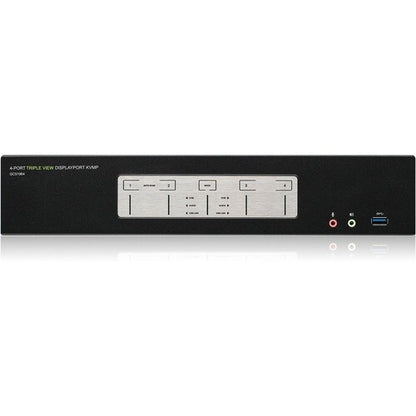 Clavier KVM DP 4 ports 4K TRIPLE VUE HVER PRO X RGB OPTIQUE MÉCANIQUE