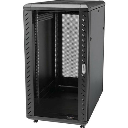 StarTech.com 4-Post 18U Server Rack Cabinet, 19" Data Rack Cabinet for