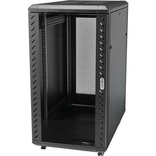 StarTech.com 4-Post 18U Server Rack Cabinet, 19" Data Rack Cabinet for