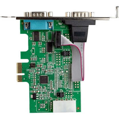 Adaptateur série StarTech.com PCI Express RS232 à 2 ports - PCIe vers double port série DB9 RS