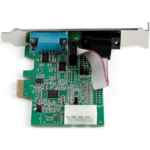 Adaptateur série StarTech.com PCI Express RS232 à 2 ports - PCIe vers double port série DB9 RS