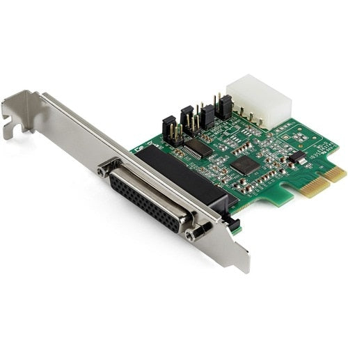 Tarjeta adaptadora serie PCI Express RS232 de 4 puertos de StarTech.com: PCIe a serie DB9 RS