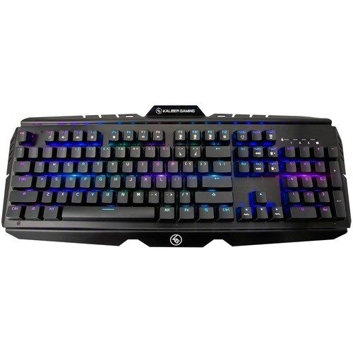 Clavier optique de jeu Kaliber Gaming RGB - Connectivité par câble - Interface USB 3.0