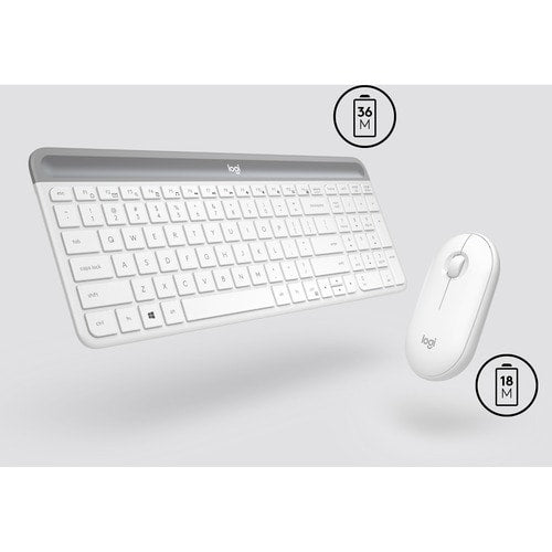 MK470 SLIM COMBO BLANC CASSÉ BLANC