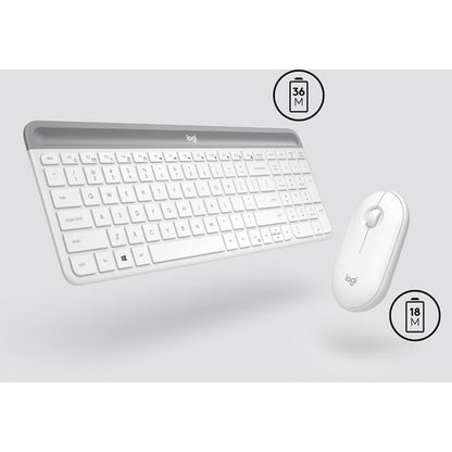 MK470 SLIM COMBO BLANC CASSÉ BLANC