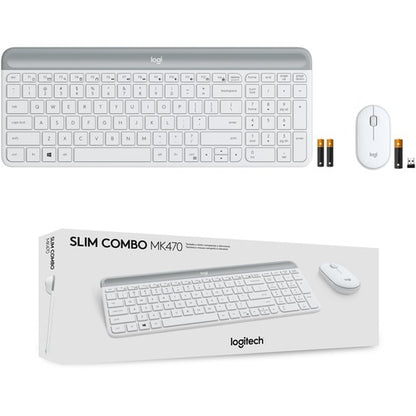 MK470 SLIM COMBO BLANC CASSÉ BLANC