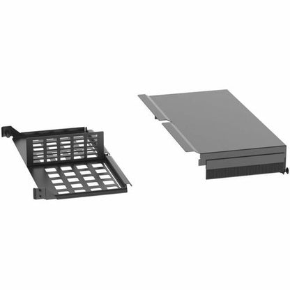 Placa de holgura para gabinete flexible Panduit HD con parte trasera de 2RU