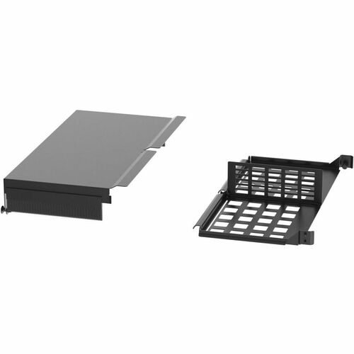 Placa de holgura para gabinete flexible Panduit HD con parte trasera de 2RU