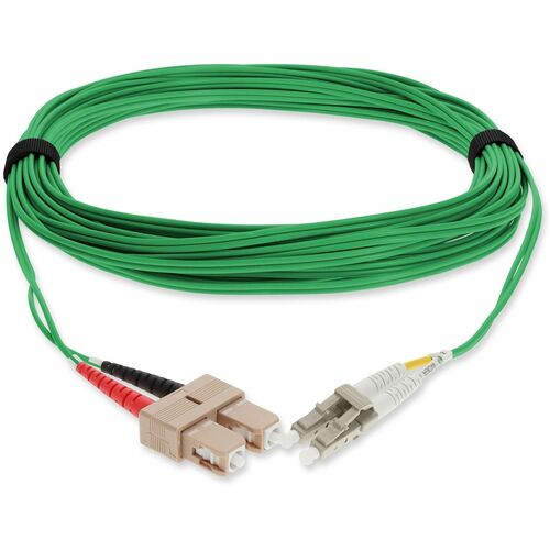Câble réseau duplex à fibre optique AddOn - Câble réseau à fibre optique de 2 m