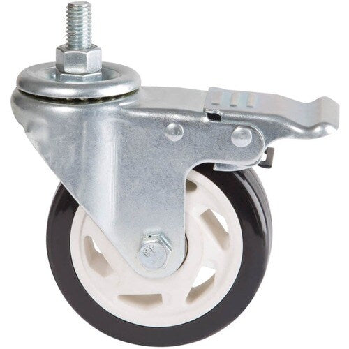 Tripp Lite by Eaton Swivel Casters, 4 in. - 4" (101.60 mm) Diameter - Steel - Silver - 4