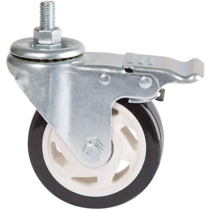 Tripp Lite by Eaton Swivel Casters, 4 in. - 4" (101.60 mm) Diameter - Steel - Silver - 4