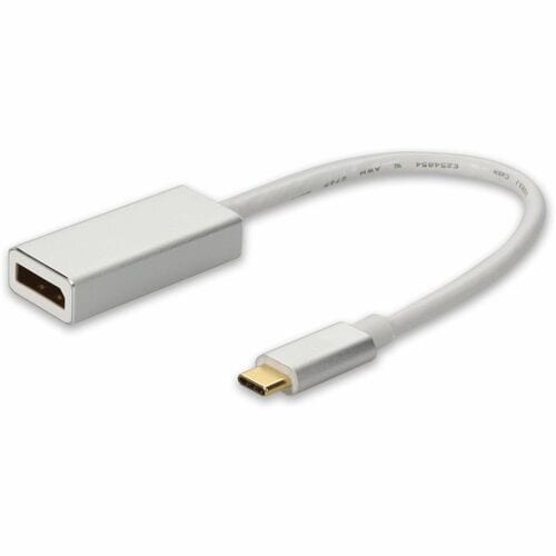 AddOn USB-C Male to DisplayPort 1.2 Female Adapter with Aluminum Housing - USB 3.1 Type C