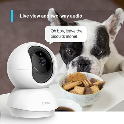 Tapo C200 Indoor HD Network Camera - Color - White - 30 ft (9.14 m) Night Vision