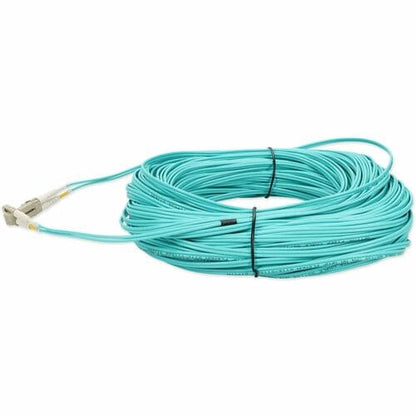 AddOn 73m LC (Male) to LC (Male) Straight Aqua OM4 Duplex Plenum Fiber Patch Cable