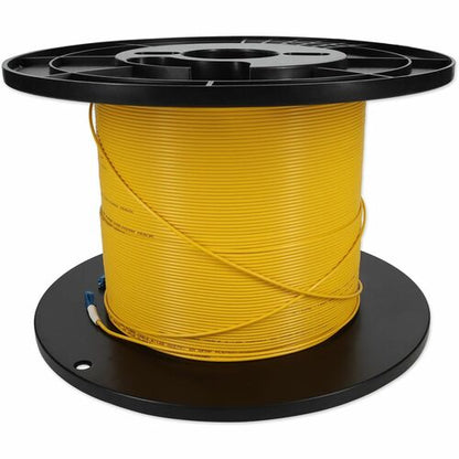 Câble de raccordement fibre optique simplex OS2 droit jaune LC (mâle) vers LC (mâle) AddOn 73 m