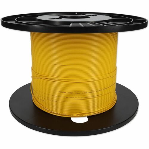 Câble de raccordement fibre optique simplex OS2 droit jaune LC (mâle) vers LC (mâle) AddOn 73 m