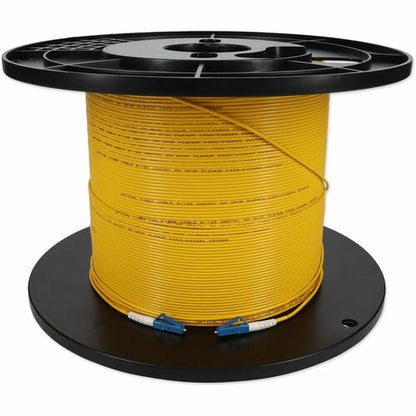 Câble de raccordement fibre optique simplex OS2 droit jaune LC (mâle) vers LC (mâle) AddOn 73 m