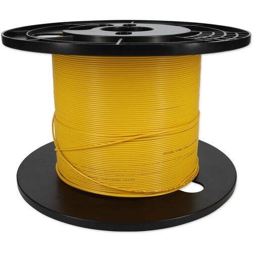 Câble de raccordement fibre optique simplex OS2 droit jaune LC (mâle) vers LC (mâle) AddOn 73 m