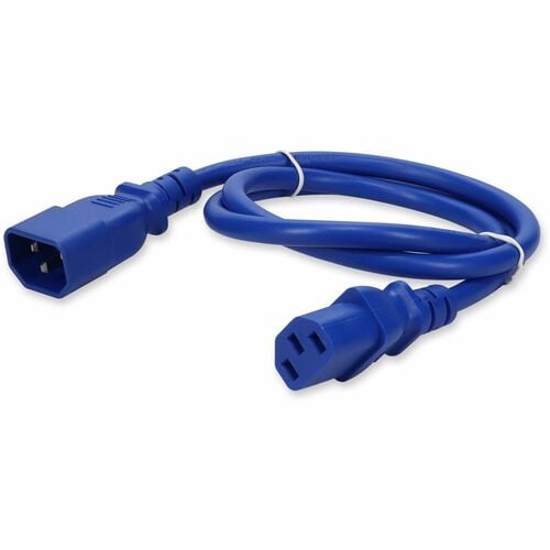AddOn Power Extension Cord - For Computer - 14 Gauge - 120 V AC / 15 A