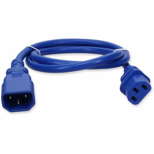 AddOn Power Extension Cord - For Computer - 14 Gauge - 120 V AC / 15 A