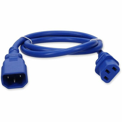 AddOn Power Extension Cord - For Computer - 14 Gauge - 120 V AC / 15 A