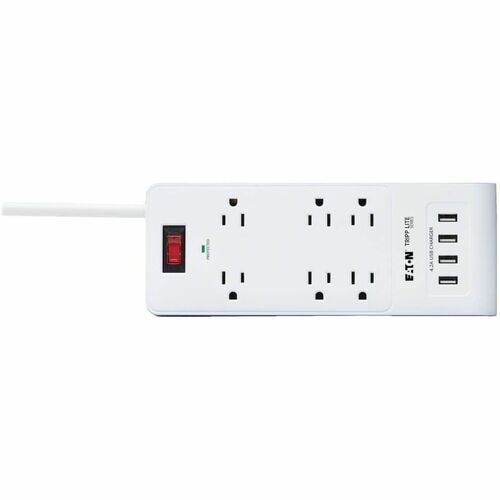 Tripp Lite by Eaton TLP64USBRA15 6-Outlet Surge Suppressor/Protector -