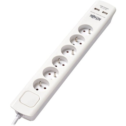 Tripp Lite by Eaton TLP6F18USB 6-Outlet Surge Suppressor/Protector - 6
