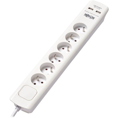 Tripp Lite by Eaton TLP6F18USB 6-Outlet Surge Suppressor/Protector - 6