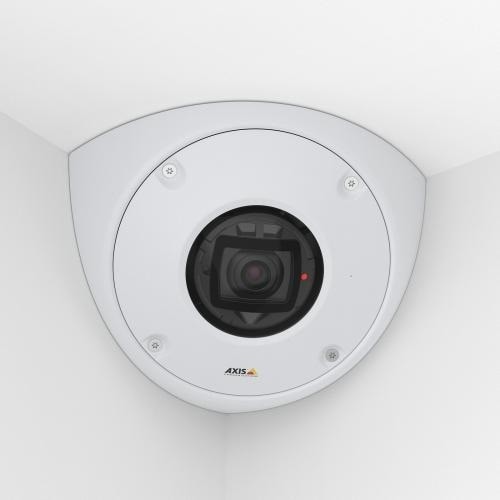 AXIS Q9216-SLV 4 Megapixel HD Network Camera - Dome - White  - 49.21 ft (15 m) N