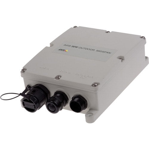 Midspan exterior AXIS de 30 W - Entrada de 120 V CA, 230 V CA - Salida de 54 V CC - 1 x 10/1
