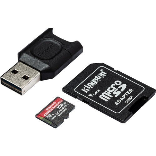 128GB MICROSDXC REACT PLUS SDCR2 W/ADAPTER + MLPM READER