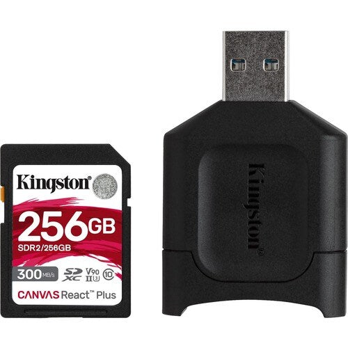 256GB SDXC REACT PLUS WITH READER