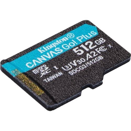 512GB MICROSDXC CANVAS GO PLUS 170R A2 U3 V30 SINGLE PACK W/O A