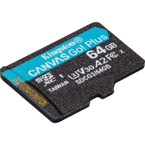 64GB MICROSDXC CANVAS GO PLUS 170R A2 U3 V30 SINGLE PACK W/O A