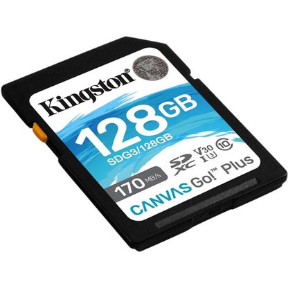 128GB SDXC CANVAS GO PLUS 170R C10 UHS-I U3 V30