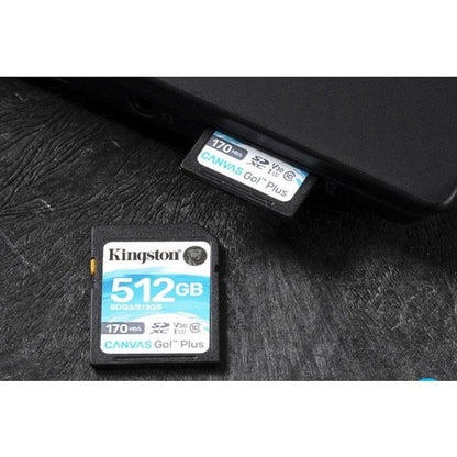 512GB SDXC CANVAS GO PLUS 170R C10 UHS-I U3 V30