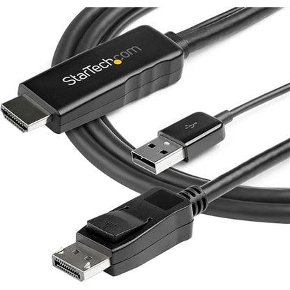 Câble HDMI vers DisplayPort StarTech.com de 2 m (6 pi) 4K 30 Hz - Adaptateur HDMI 1.4 vers DP 1.2 actif