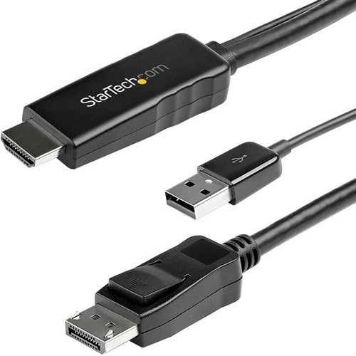 Câble HDMI vers DisplayPort StarTech.com de 2 m (6 pi) 4K 30 Hz - Adaptateur HDMI 1.4 vers DP 1.2 actif