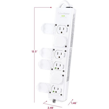 Cyber Power CyberPower MPV615S 6-Outlet Surge Suppressor/Protector - N
