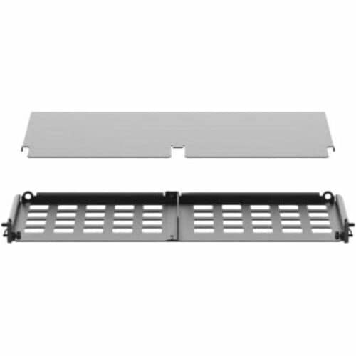 Placa de holgura para gabinete flexible Panduit HD con parte trasera de 1RU