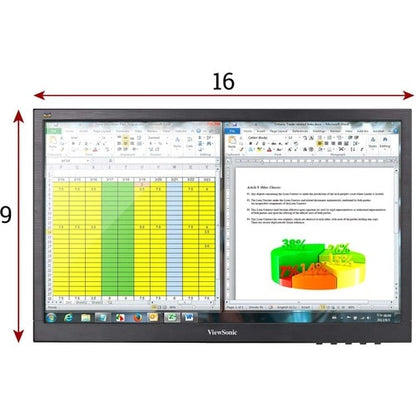 Moniteur LED HD ViewSonic Value VA1903H 19" - 16:9 - Noir