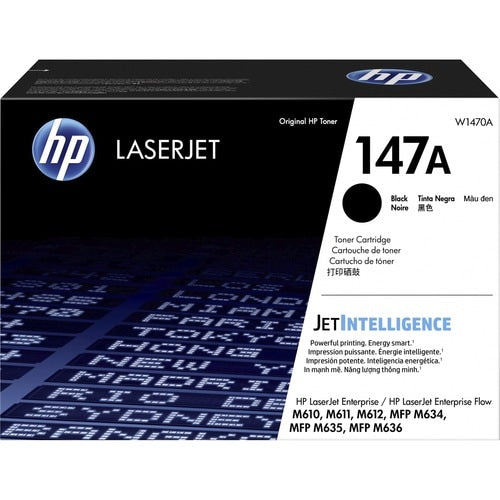 CARTOUCHE DE TONER LASERJET NOIR 147A, RENDEMENT STANDARD
