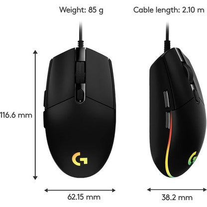 SOURIS DE JEU G203 LIGHTSYNC NOIRE