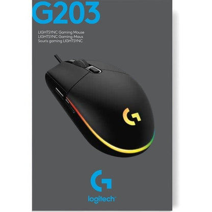 Ratón para juegos G203 LIGHTSYNC blanco