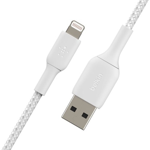 Câble tressé Lightning vers USB-A Belkin (2 m / 6,6 pi)