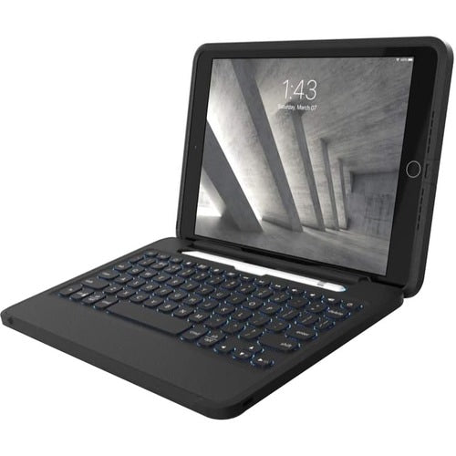 ZAGG Rugged Book Rugged Keyboard/Cover Case (Book Fold) for 10.2\" (25