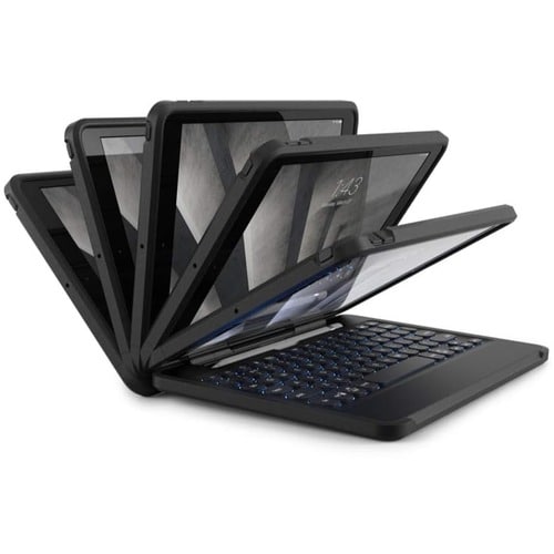 ZAGG Rugged Book Rugged Keyboard/Cover Case (Book Fold) for 10.2\" (25