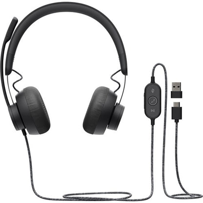 Logitech Zone Headset - Stereo - USB Type C